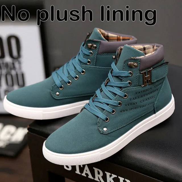 Ankle boots warm men snow boots winter Lace-up men shoes 2019 new arrival fashion flock plush winter boots men size 39-47