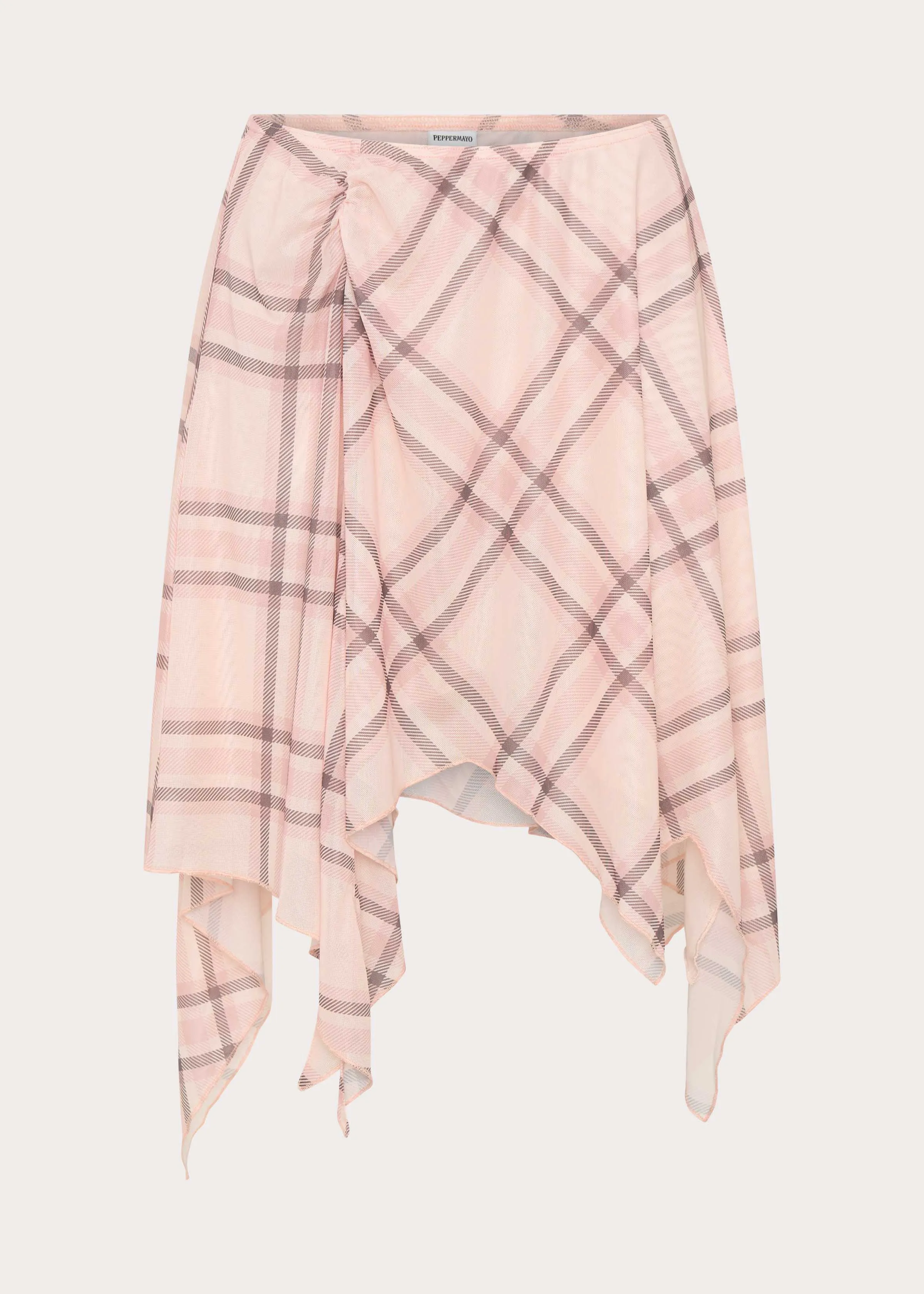 Fit Check Midi Skirt - Pink Check