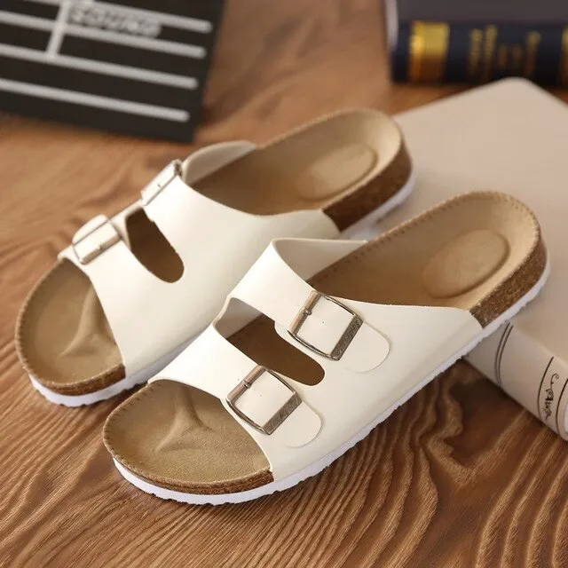 Flip Flops Men's shoes Man Slippers Outdoor Summer Shoe Chinelo Sandals Zapatos Hombre Slides Lovers Cork Male Beach Sandals