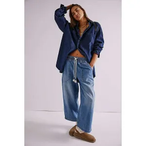 Free People - EASY PEASY Pull-On Jeans