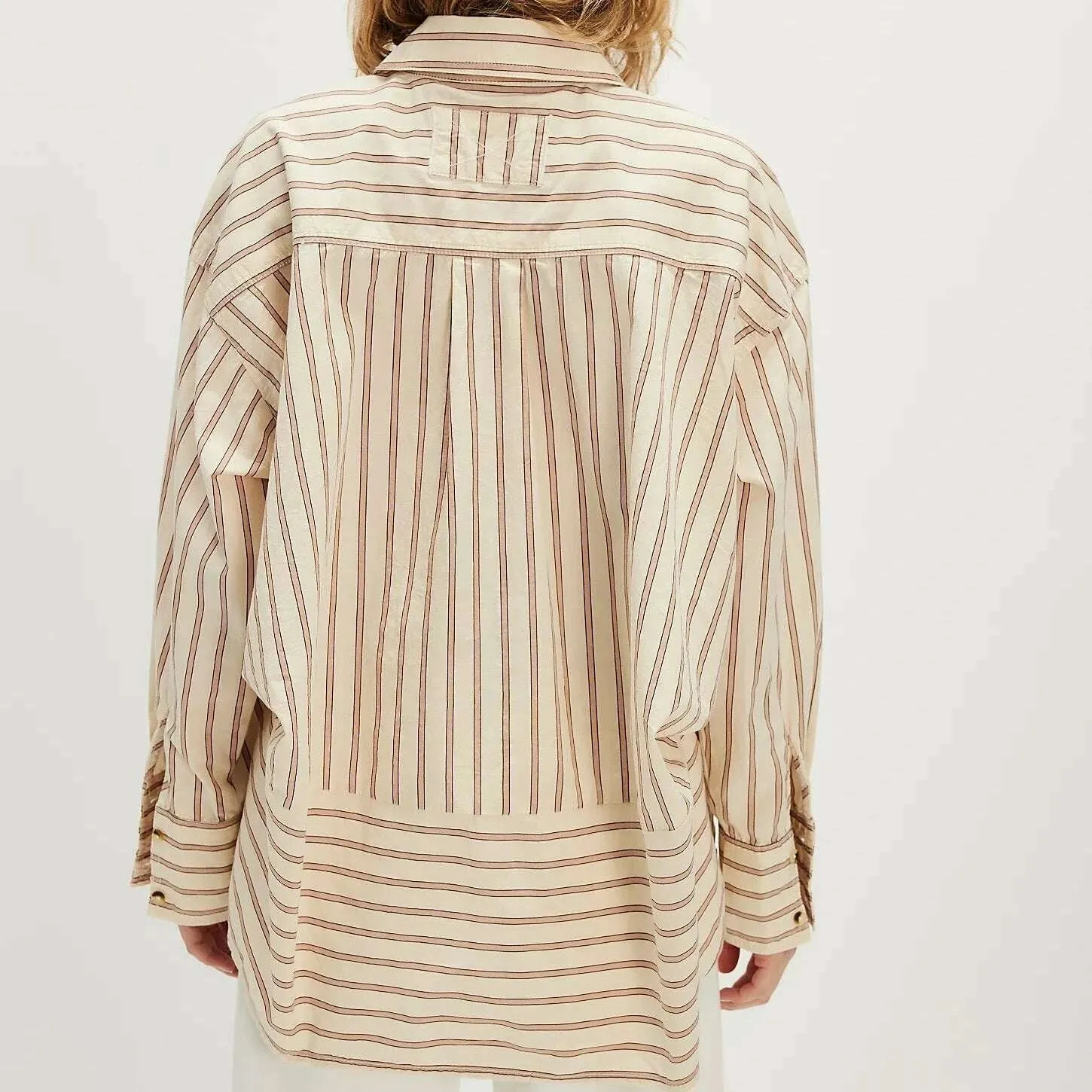 FREE PEOPLE - Striped Varsity Vibes - Ivory Combo