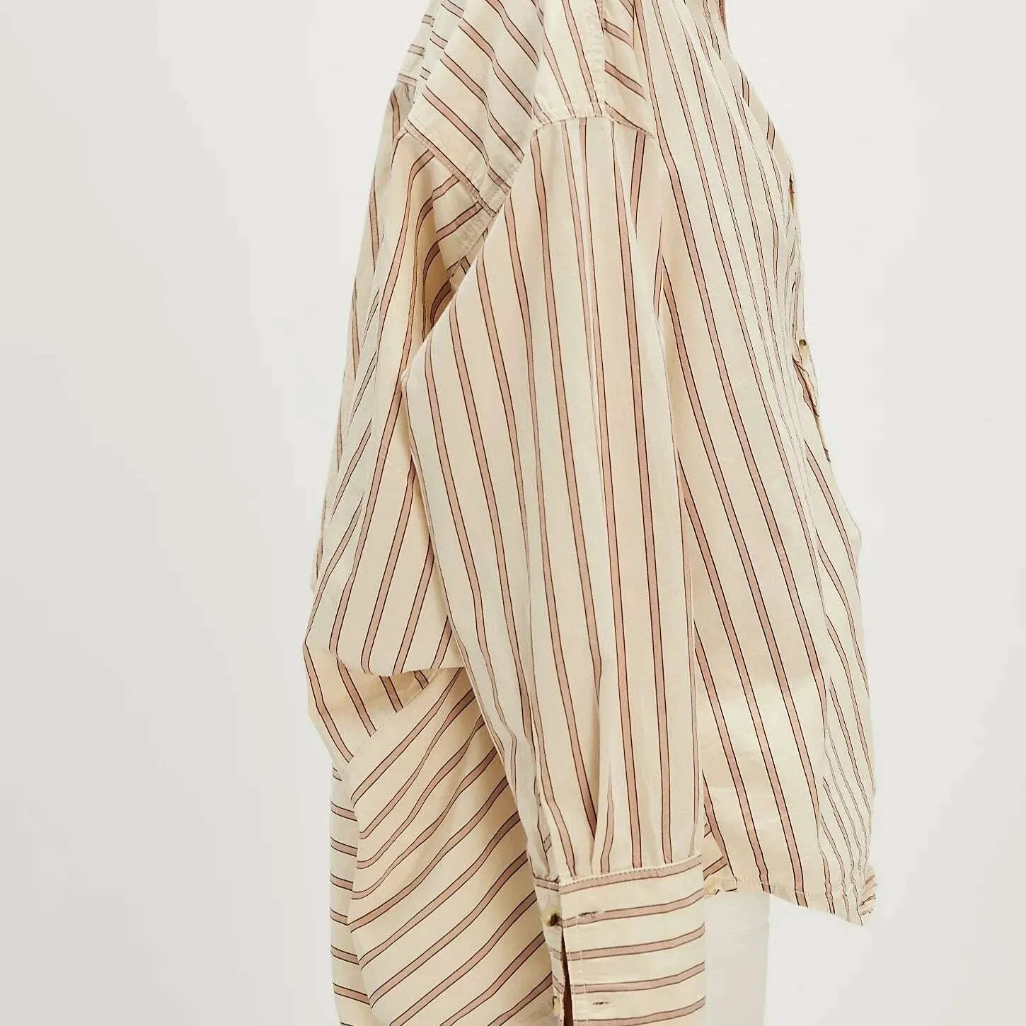 FREE PEOPLE - Striped Varsity Vibes - Ivory Combo