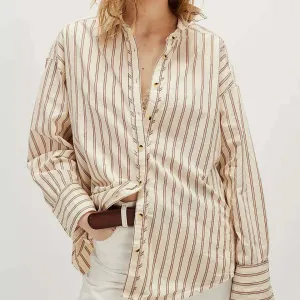 FREE PEOPLE - Striped Varsity Vibes - Ivory Combo