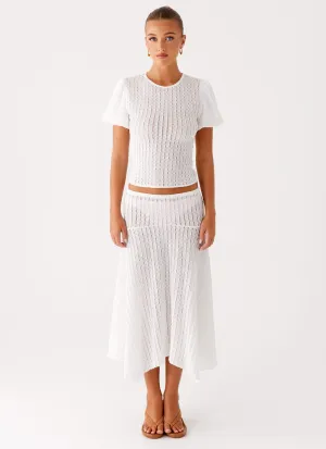 Katta Midi Skirt - Ivory