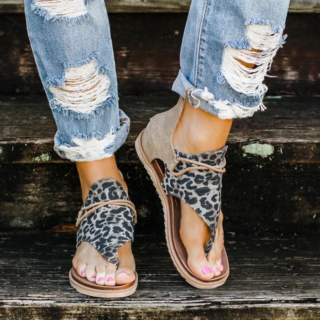 Litthing 2019 Sandals Women Transparent Flats Shoes Large Size Female Clear  Shoes Ladies Roman Beach Sandalias Mujer