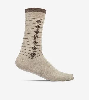 Men's Crew Length Socks US-HS-5309