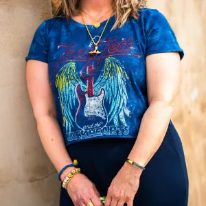 Prince Peter - Joan Jet and the Blackhearts Cropped Tee - Blue