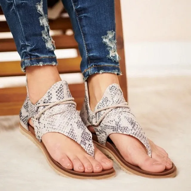 PU Leather Shoes For Women Sandals Casual Summer Shoes  Flop Platform Sandals 2020 Ladies Fashion Roma Solid Peep Toe Sandals