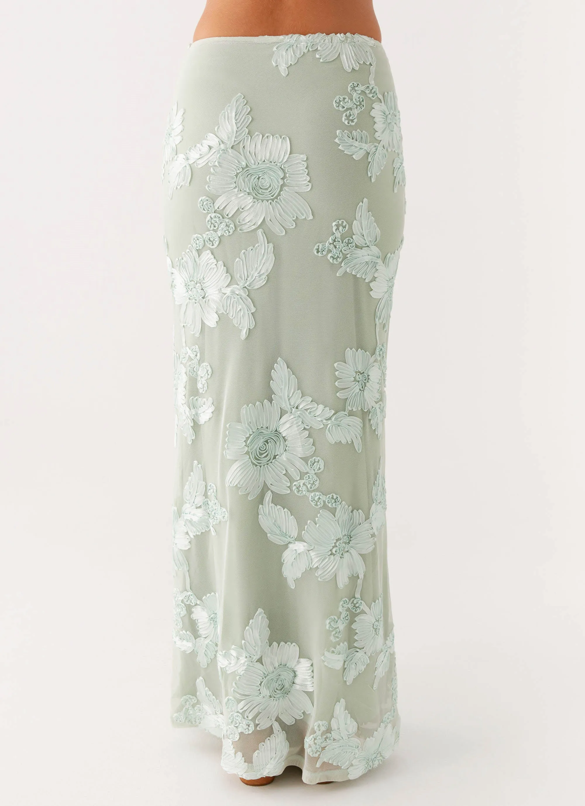 Radiate Maxi Skirt - Sage