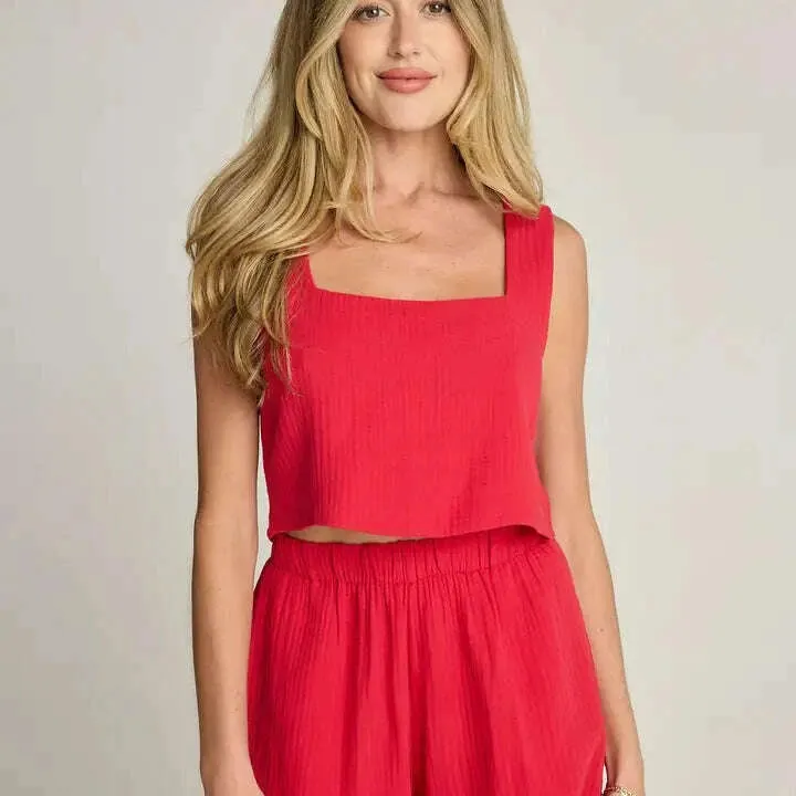 Sunday Ritual - Lucia Top - Red