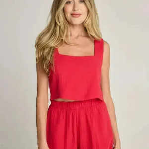 Sunday Ritual - Lucia Top - Red