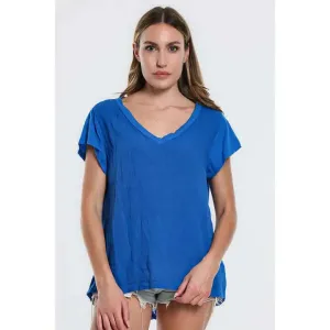 Tina Stephens - Nola Top - Cobalt