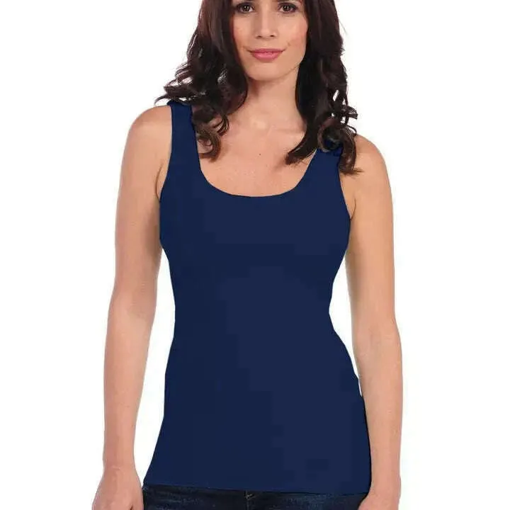 Tina Stephens - SMOOTH TANK - Indigo