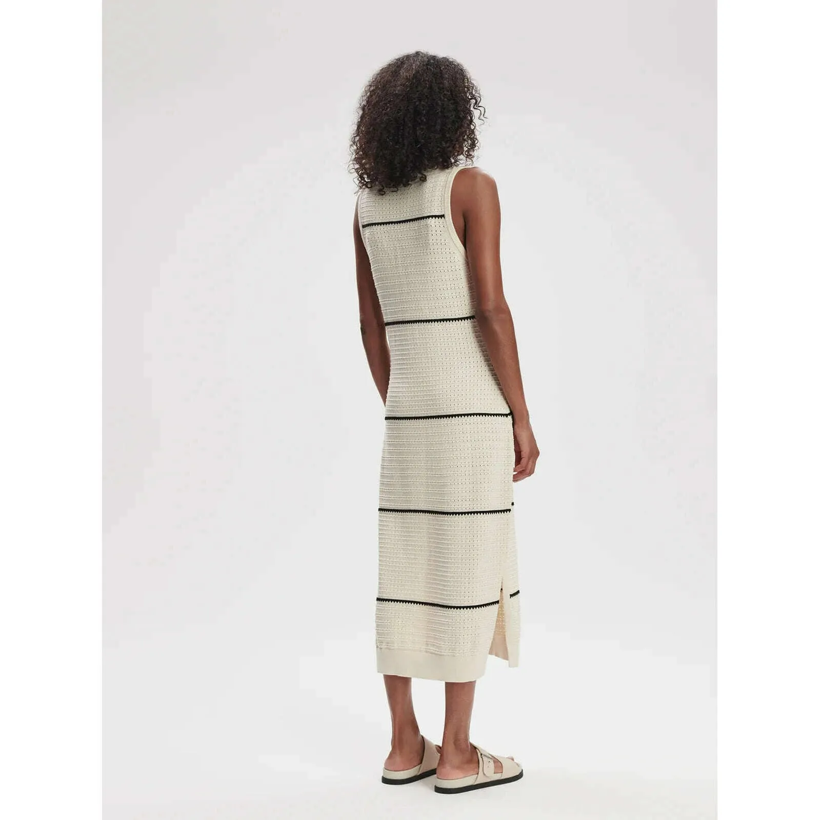 VARLEY - Scott Scoop Midi Dress - Birch